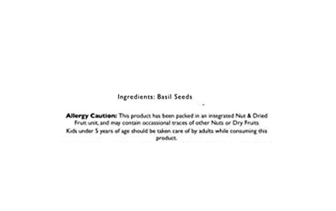 Nuts Buddy Basil Seeds    Pack  750 grams